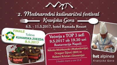 Dear CHEFS competitors on 2. Mednarodni kulinarični festival in Večerja s TOP3 šefi
