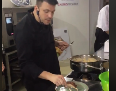 Cooking show na Fair Promohotel Poreč by chef Mate Janković & & dizanerski tanjuri DukeGroup